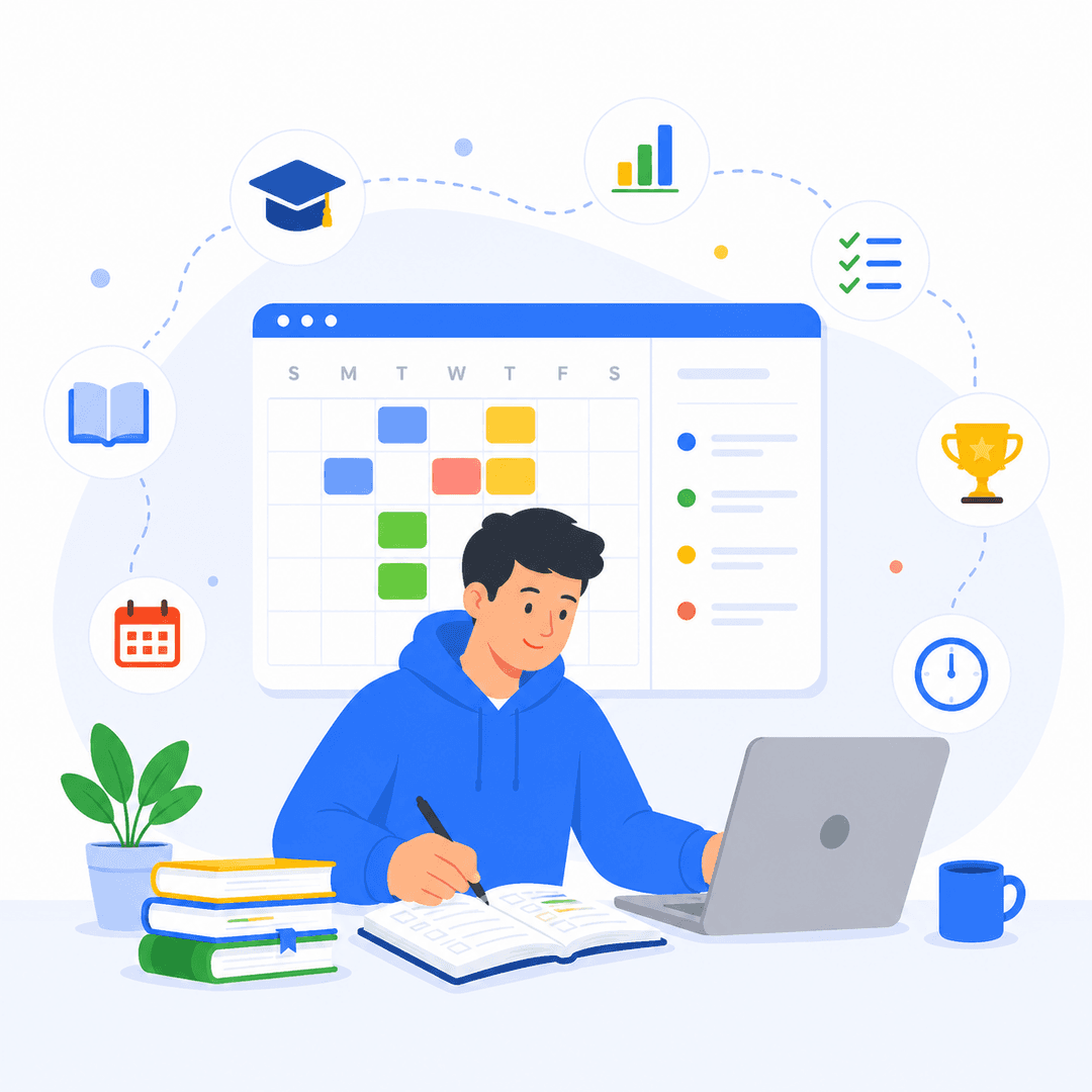 Academic Year Planner Illustration